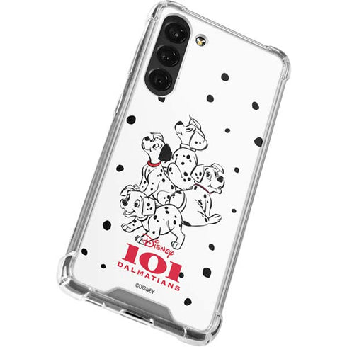 Disney 101 Dalmatians Puppy pile Galaxy S24 FE Clear Case